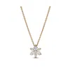 Pandora Gold-plated Sparkling Herbarium Cluster Pendant Necklace In Gold