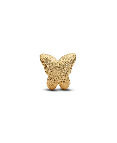 Pandora Gold Plated Textured Butterfly Mini Charms