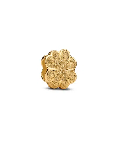 Pandora Gold Plated Textured Clover Mini Charms