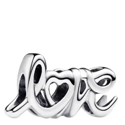 Pandora Handwritten Love Charm In Metallic
