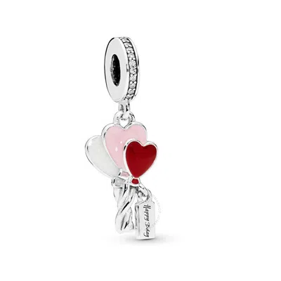 Pandora Heart Balloons Dangle Birthday Charm In Silver Tone