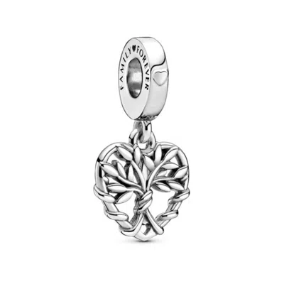 Pandora Heart Family Tree Dangle In Green