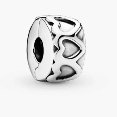 Pandora Heart Silver Clip
