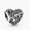 Pandora Heart Sterling Silver Charm In Silver
