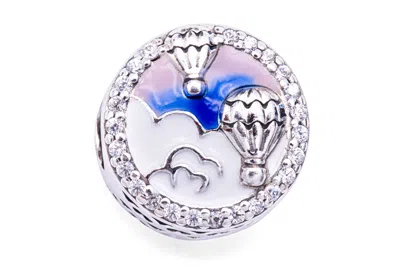 Pandora Hot Air Balloon Trip Charm In Metallic