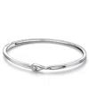 Pandora Infinite Lab-grown Diamond Bangle Bracelet In Sterling Silver