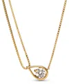 Pandora Infinite Lab-grown Diamond Double Chain Collier Necklace In Gold