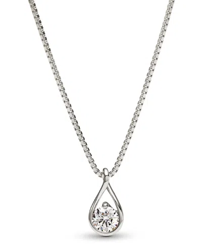 Pandora Infinite Lab-grown Diamond Pendant Necklace In White Gold