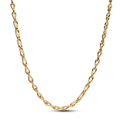 Pandora Infinity Chain Necklace In Gold