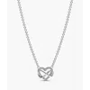 Pandora Infinity Heart Sterling Silver Necklace