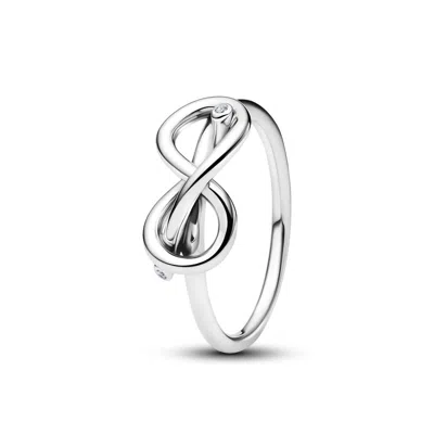 PANDORA INFINITY KNOT RING IN SILVER