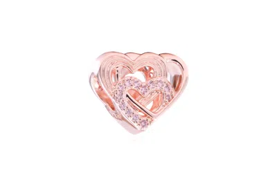 Pandora Intertwined Love Hearts Charm In Gold