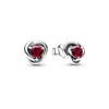 Pandora July Birthstone Eternity Circle Stud Earrings In Metallic