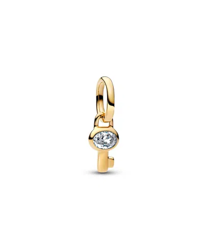 Pandora Key Mini Dangle Charm In Gold