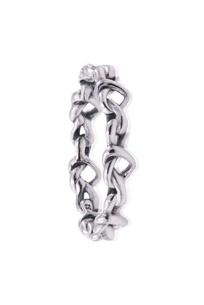 Pandora Knotted Hearts 925 Sterling Silver Ring In Metallic