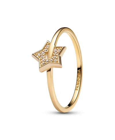 Pandora Lab-grown Diamond Pave Star Ring (0.03 Ct. T.w.) In 14k Gold