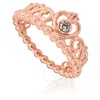 Pandora Ladies 14k Rose Gold Princess Tiara Crown Ring In Pink/rose Gold Tone/gold Tone
