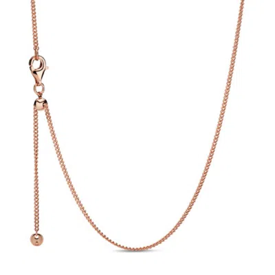 Pandora Ladies Curb Chain Necklace In Red