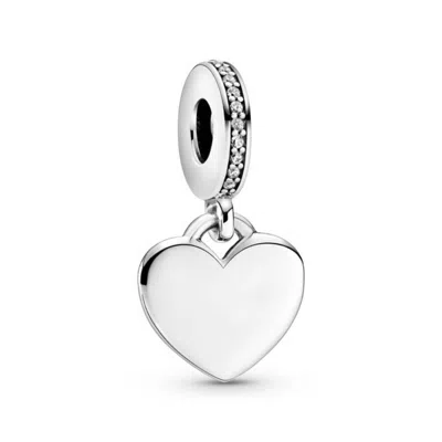 Pandora Ladies Engravable Heart Tag Dangle Charm