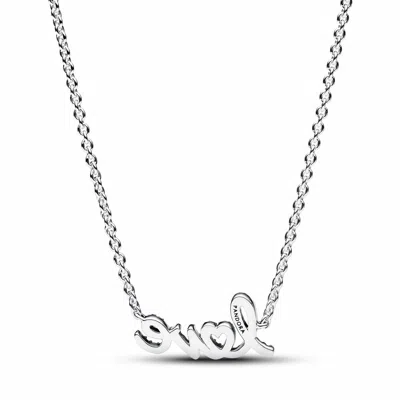 Pandora Ladies' Necklace  393076c01-45 Gbby2 In Metallic