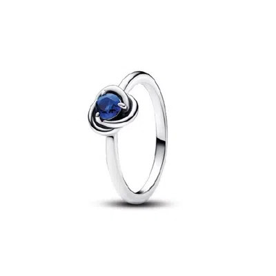 Pandora Ladies' Ring  192993c09 Size:14 Gbby2 In Blue