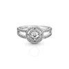 Pandora Ladies Sterling Silver Sparkling Double Halo Ring In Silver Tone