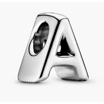 Pandora Letter A Silver Charm
