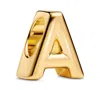 Pandora Letter A To Z Alphabet Charms In Gold