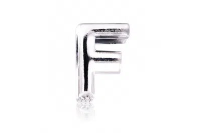 Pandora Letter F Charm - In Metallic