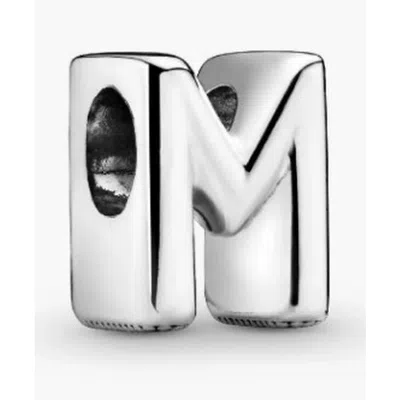 Pandora Letter M Silver Charm