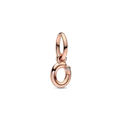 Pandora Letter O Script Alphabet Dangle Charm In Gold