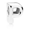 Pandora Letter P Silver Charm In Metallic