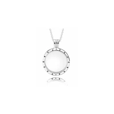 Pandora Locket Necklace - Medium - In Silver
