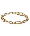 Pandora Me 14k Gold-plated Link Chain Bracelet In Gold