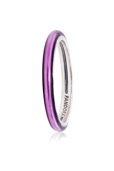 Pandora Me Shocking Purple Ring In Metallic