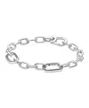 Pandora Me Sterling Silver Link Chain Bracelet In Metallic