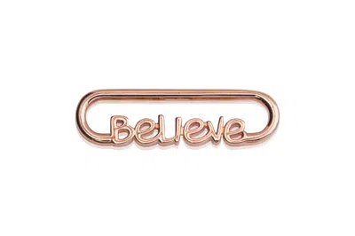 Pandora Me Styling Believe Word Link In Gold