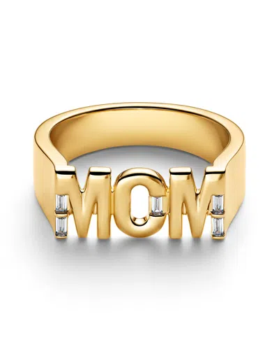 Pandora Mom Signet Ring In Gold