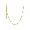 Pandora Moments 14k Gold-plated Curb Chain Necklace In Gold