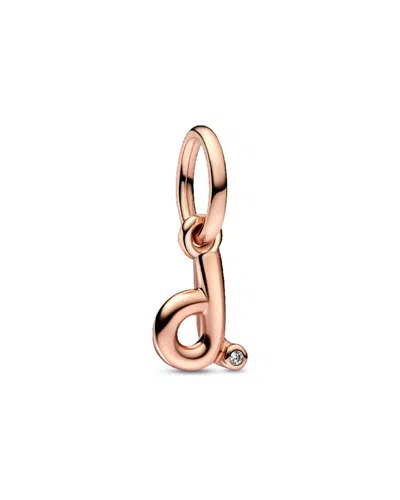 Pandora Moments 14k Rose Gold Plated Cz Dangle Charm