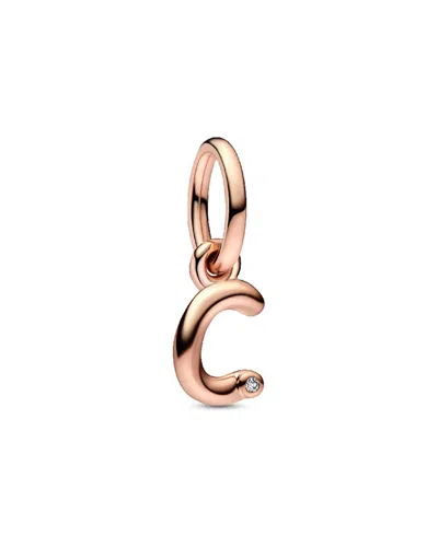 Pandora Moments 14k Rose Gold Plated Cz Dangle Charm