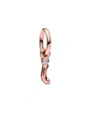 PANDORA PANDORA MOMENTS 14K ROSE GOLD PLATED CZ I SCRIPT CHARM