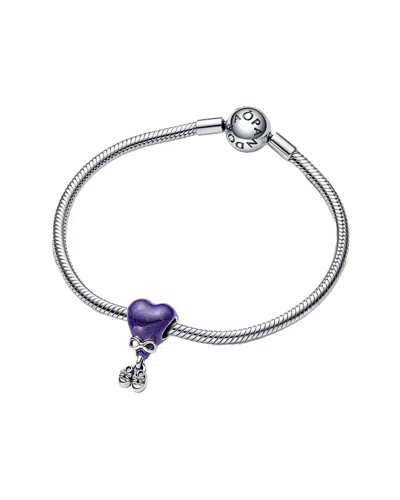 Pandora Moments Silver Charm In Metallic