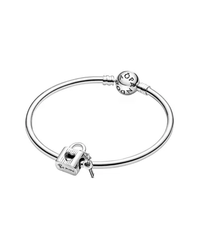 Pandora Moments Silver Charm In Metallic