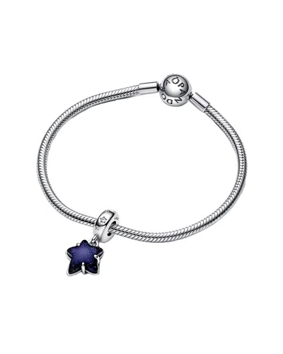 Pandora Moments Silver Cz Dangle Charm In Metallic