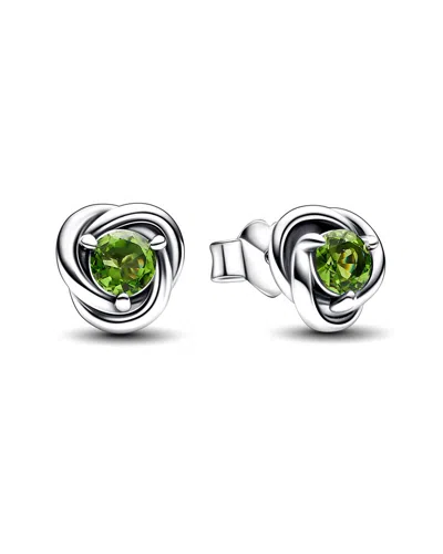 Pandora Moments Silver Earrings In Multi