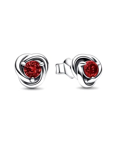 Pandora Moments Silver Earrings In Multi
