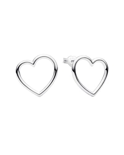 Pandora Moments Silver Stud Earrings In Metallic