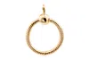 Pandora Moments Small O Pendant In Gold