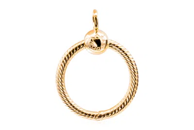 Pandora Moments Small O Pendant In Gold